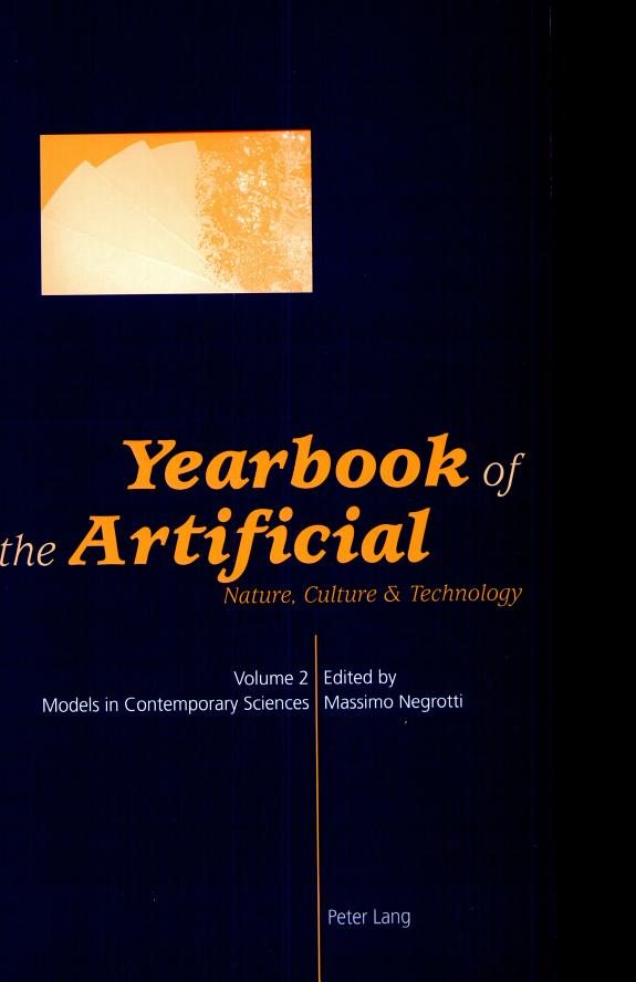 Couverture : Yearbook of the Artificial. Vol. 2