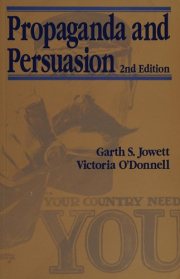 Couverture : Propaganda and persuasion