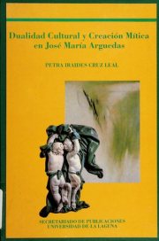 Couverture : Dualidad cultural y creación mítica en José María Arguedas