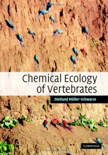 Couverture : Chemical ecology of vertebrates