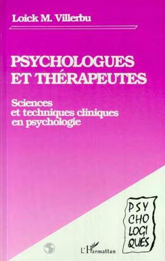 Couverture : PSYCHOLOGUES ET THÉRAPEUTES - Sciences et techniques cliniques en psychologie