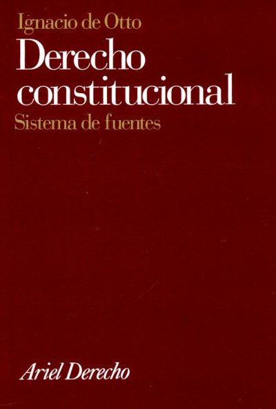 Couverture : Derecho constitucional