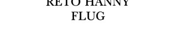Couverture : Flug