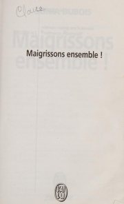Couverture : Maigrissons ensemble!