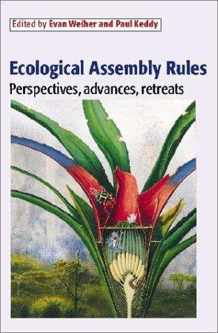 Couverture : Ecological assembly rules