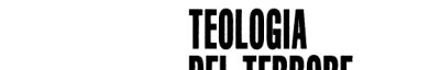Couverture : Teologia del terrore