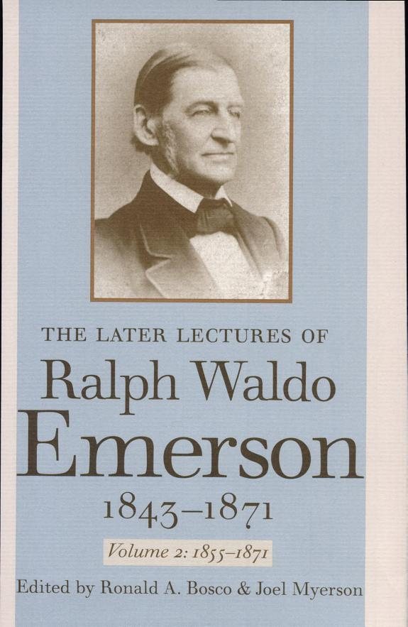 Couverture : The later lectures of Ralph Waldo Emerson, 1843-1871