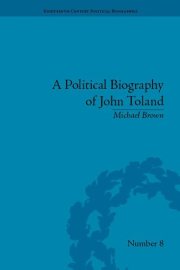 Couverture : A political biography of John Toland