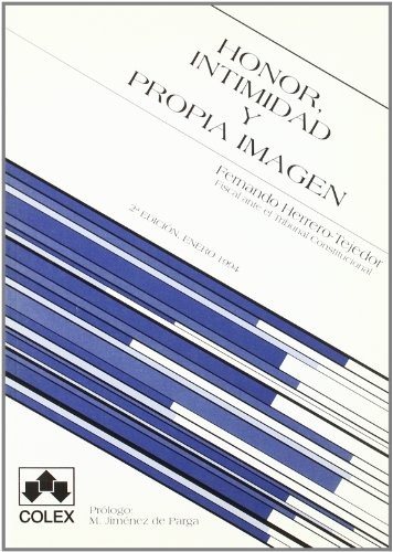 Couverture : Honor, intimidad y propia imagen