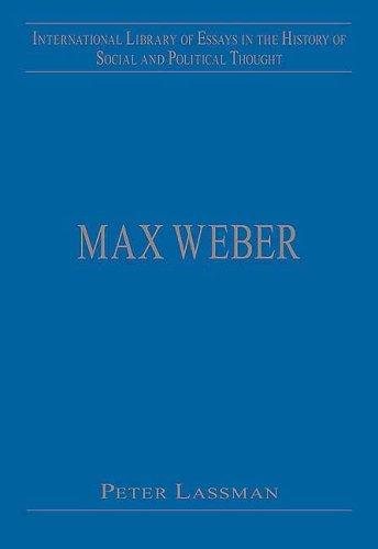 Couverture : Max Weber