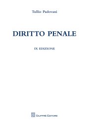 Couverture : Diritto penale (9. ed.) Tullio Padovani