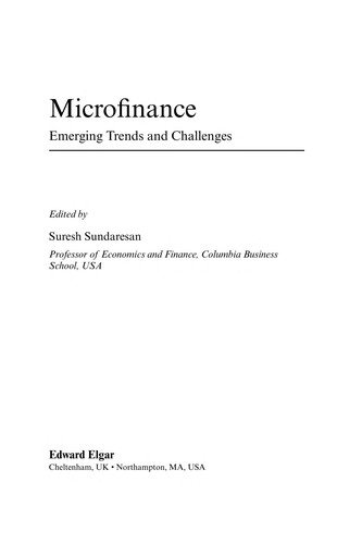Couverture : Microfinance