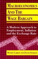 Couverture : Macroeconomics and the wage bargain