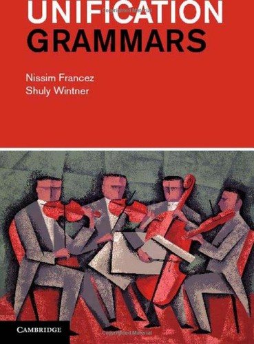 Couverture : Unification Grammars