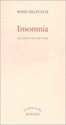 Couverture : Insomnia