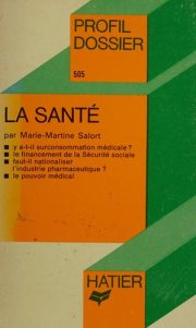 Couverture : La santé