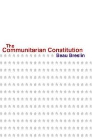 Couverture : The communitarian constitution