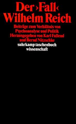 Couverture : Der " Fall" Wilhelm Reich
