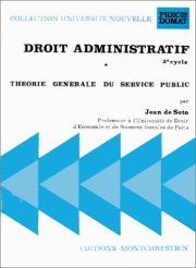 Couverture : Droit administratif