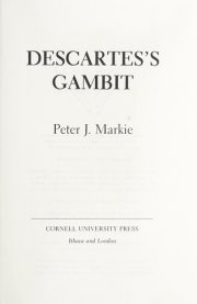 Couverture : Descartes's gambit