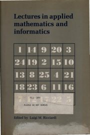 Couverture : Lectures in applied mathematics and informatics