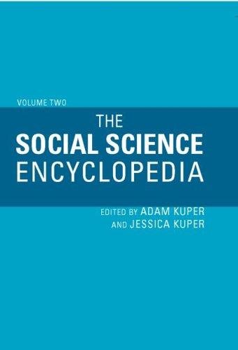 Couverture : The social science encyclopedia