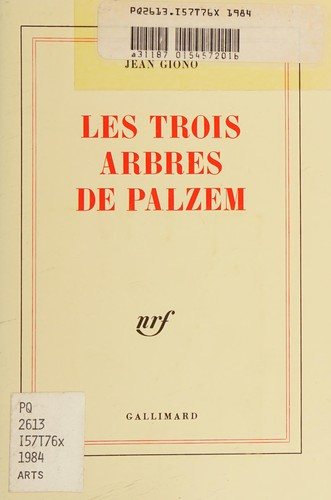 Couverture : Les trois arbres de Palzem