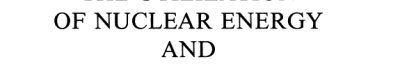 Couverture : The utilization of nuclear energy and international law