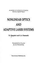 Couverture : Nonlinear optics and adaptive laser systems