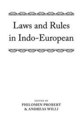 Couverture : Laws and Rules in Indo-European