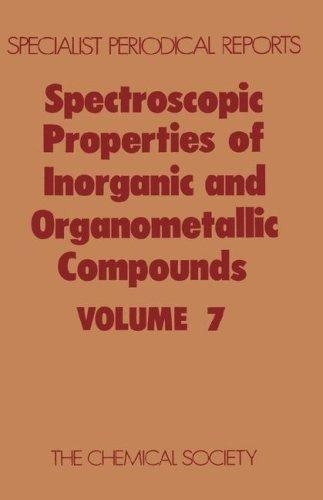 Couverture : Spectroscopic Properties of Inorganic and Organometallic Compounds (Specialist Periodical Reports)