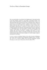 Couverture : The sex of men in premodern Europe