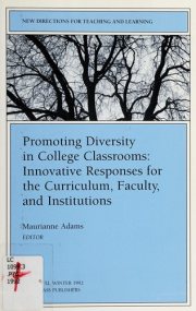 Couverture : Promoting Diversity in College Classrooms
