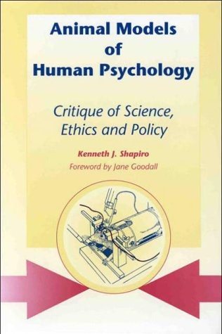Couverture : Animal models of human psychology