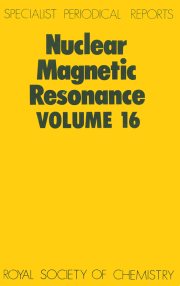 Couverture : Nuclear Magnetic Resonance, (Nuclear Magnetic Resonance)