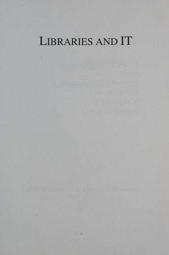 Couverture : Libraries and IT