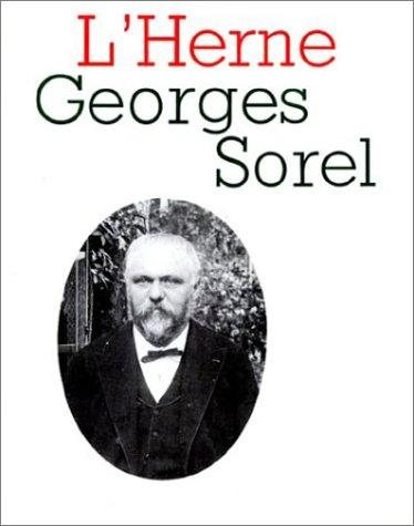 Couverture : Georges Sorel.