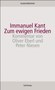 Couverture : Zum ewigen Frieden