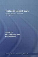 Couverture : Truth and Speech Acts