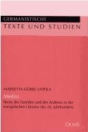 Couverture : Germanistische Texte und Studien, Bd. 73: Medea: Ikone des Fremden und des Anderen in der europ aischen Literatur des 20. Jahrhunderts