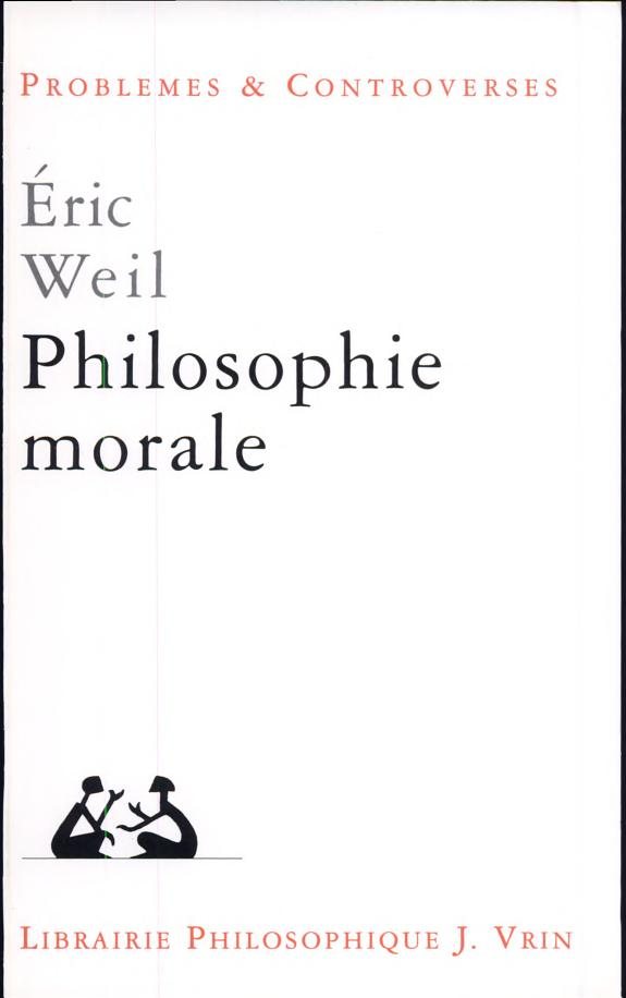 Couverture : Philosophie Morale