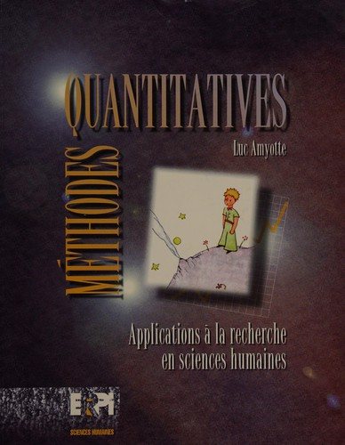 Couverture : Méthodes quantitatives