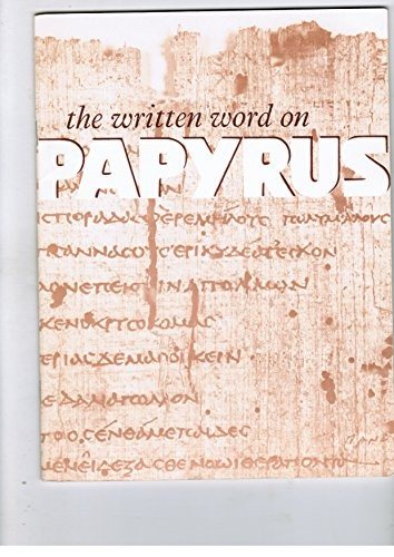 Couverture : The written word on papyrus