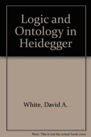 Couverture : Logic and ontology in Heidegger