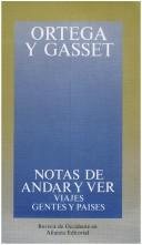 Couverture : Notas de andar y ver