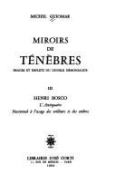 Couverture : Henri Bosco