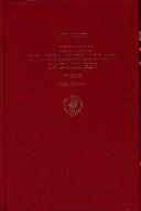Couverture : A history of the Mishnaic law of damages