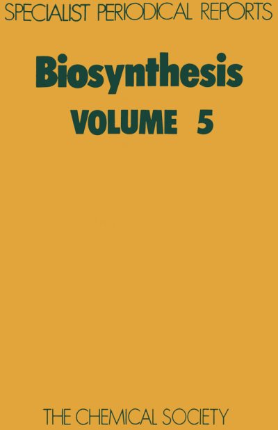 Couverture : Biosynthesis (Specialist Periodical Reports)