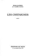 Couverture : Les châtaignes