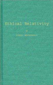 Couverture : Ethical relativity